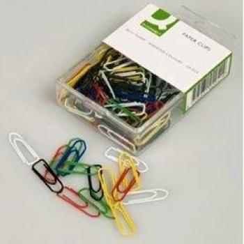 26mm Colored Paper Clips Box of 125