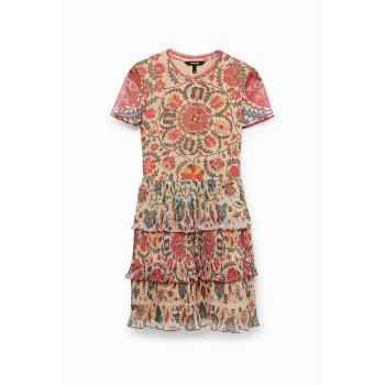 Desigual Vestido de Poliester Floral