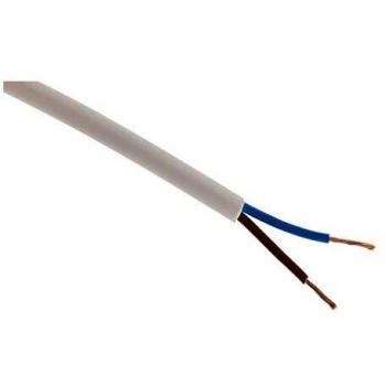 Câble d'alimentation 2x 1,5mm² blanc