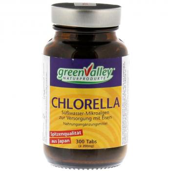 Chlorella Green Valley 60 g Pack 200 mg Tabletten, 300 Stück