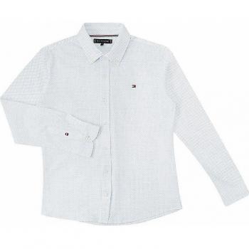 Bimbo Art Camicia Tommy Hilfiger Optic White LOGO