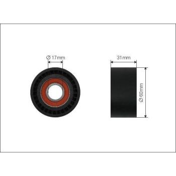 Caffaro 275‑00 Timing Belt Tension & Guide Assembly