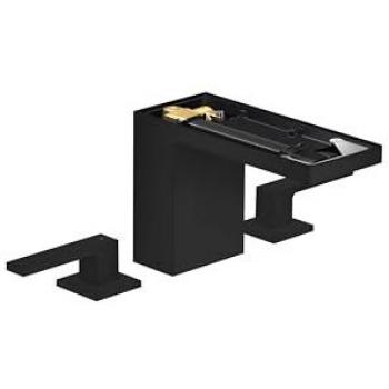 Hansgrohe AXOR MyEdition 3-Loch Waschtischmengkraan 110, zonder Platte, Mattschwarz