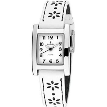 Reloj Nowley con diseño juvenil en blanco y negro
