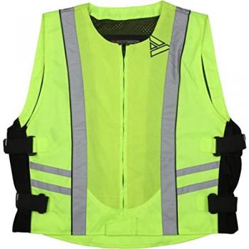 Gilet réfléchissant de sécurité pour moto Modeka Basic Mesh Jaune Fluo Taille S