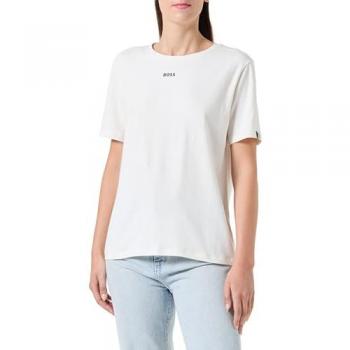 Hugo Boss Women's Luxe Modal Loungewear T-Shirt, Open White