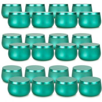 24-Piece Candle Making Tin Set, 8Oz, 3 Color Jars