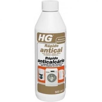 HG rápido antical Profesional para Cafeteras, Hervidores Eléctricos y Lavadoras, Elimina la Cal Incrustada y Acumulada en Superficies Rápidamente (500 ml)
