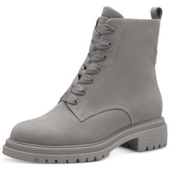 Tamaris Damen Schnürstiefelette Grau Blockabsatz mit Touch It-Ausstattung Größe 39