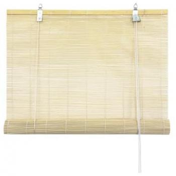 Bambú Natural Enrollable con Instalación Rápida – Acomoda