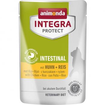 Animonda Integra Protect Volwassen Kattenvoer Intestinaal Kip & Rijst 24x 85g