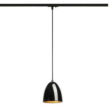 Pendelleuchte Para Cone, 1-Phasen Schienensystem, GU10, schwarz/gold