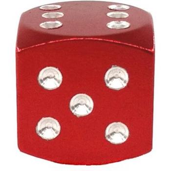 4pcs Aluminum Dice Tire Valve Caps for Motor Vehicles