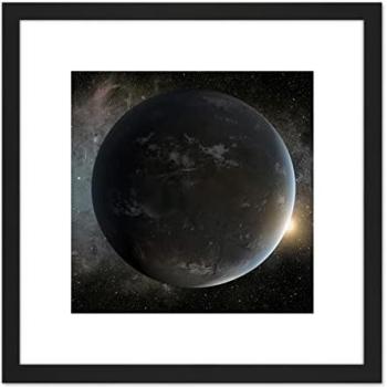 NASA Space Art – Kepler‑62f Morning Star, 8 x 8 Wooden Mount