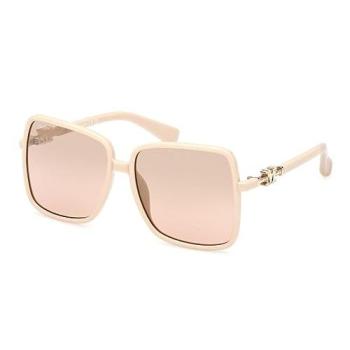 MM0064-H Emme 14 25G Max Mara Women’s Sunglasses – Brown Square Mirror