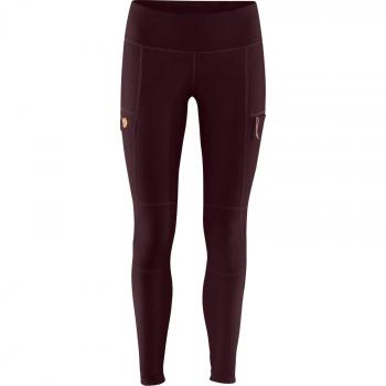 FJÄLLRÄVEN Abisko Trail Tights W Pantalon Femme Dark Garnet XS