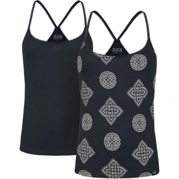 Emp Top Negro Premium en Paquete Doble, S/L