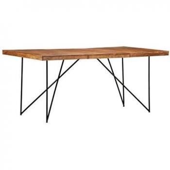 VidaXL Solid Acacia Dining Table 180x90x76 cm