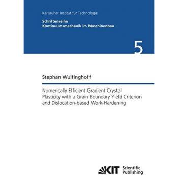 Numerically Efficient Gradient Crystal Plasticity with a Grain Boundary Yield Criterion and Dislocationbased Work-Hardening (Schriftenreihe Kontinuumsmechanik im Maschinenbau)