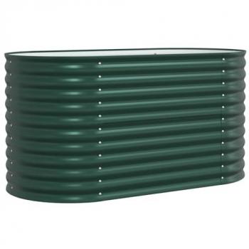 Cuadro de Cultivo Verde 160x80x81 cm Acero Vidaxl