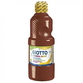 Tempera liquida giotto escolar lavable 500 ml marron 73605-535328