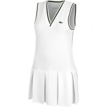 Lacoste Damenkleid Weiß