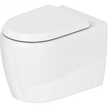 WC Pedestal Qatego Duravit sin Borde – Cisterna Baja, Salida Horizontal, Blanco