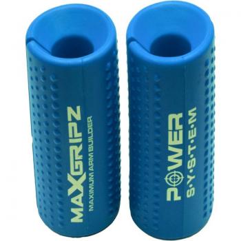 Power System Mx Gripz grips de musculation pour haltères couleur bleue XL 2 pcs