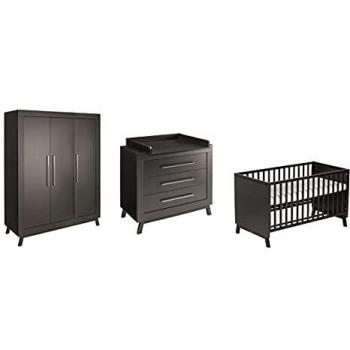 Cameretta Schardt Miami Black con Armadio 3 Ante