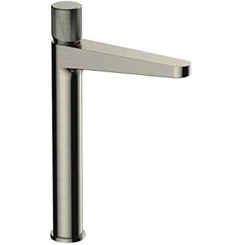Amalfi Brushed Nickel Tall Basin Mixer Tap