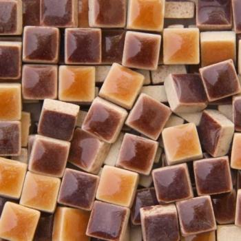 500Pcs 1x1cm Assorted Mosaic Tiles for Art Supplies