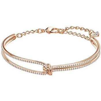 Lifelong Bracciale Rigido Swarovski Oro Rosa & Bianco