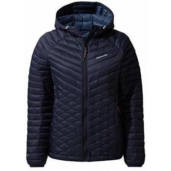 Chaqueta de mujer Craghoppers Expolite Hood, azul marino, talla 16 (XL)