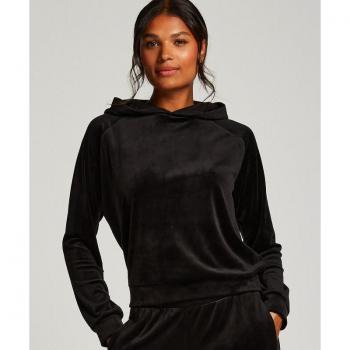 Hunkemöller Terciopelo Negro para Lencería