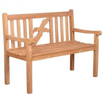 Bene living Teak Gartenbank Möwe