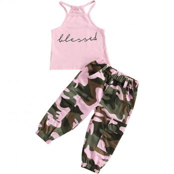 Ensemble Mode Bébé Fille Imprimé Camouflage