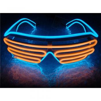 Accesorio de fiesta: Gafas luminosas parpadeantes LED para eventos nocturnos y celebraciones de cumpleaños