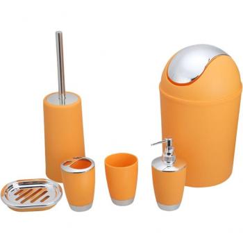 8-Color 6-Piece Bathroom Accessories Set