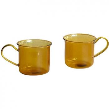 Family Couple Borosilicate Glass Cup Set