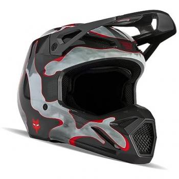 FOX V1 Atlas MIPS Motocross Helm Schwarz Grau Rot 2XL