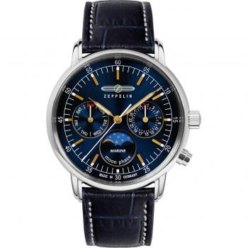 Marine Moonphase Orologio Zeppelin LZ14 Donna Quadrante Blu Quarz Z86353