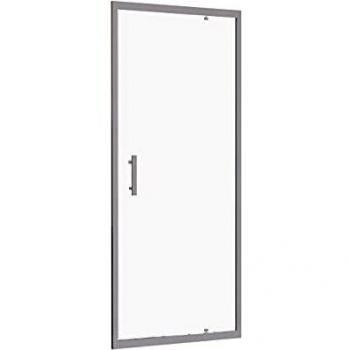 Façade EKLA avec profilé aluminium chromé 120x185x0,6cm