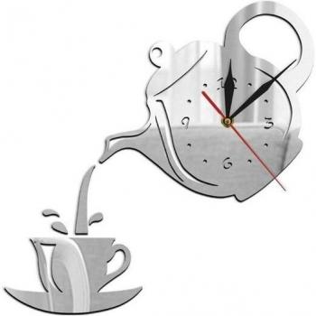 Reloj de Cocina con Pegatinas de Arte 3D