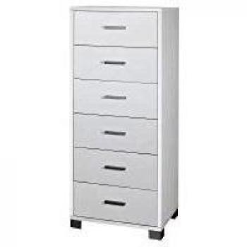 Cassettiera Sarmog 6 cassetti Bianco