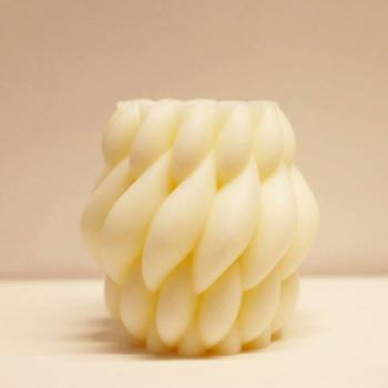 Abstract Art Candle Making Mold