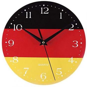 Miniature Germany Flag Clock