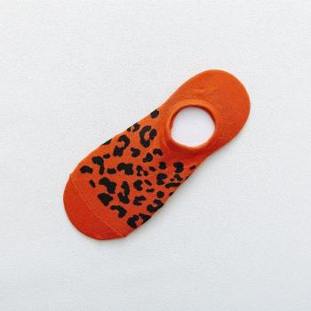 20 Pairs of Non-Slip Leopard Print Invisible Socks for Women