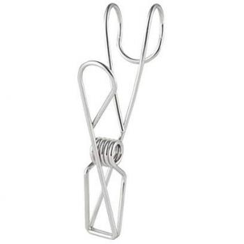 Silver Wire Clip Hook Collection – 4 Unit Set