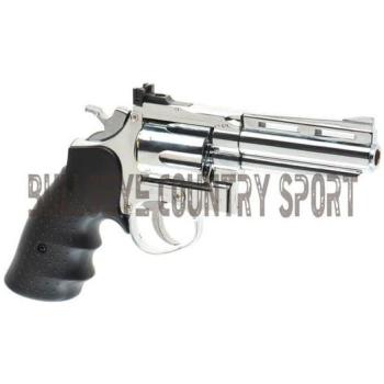 Pistola de Airsoft GNB 4” Revolver Silver (One Size)