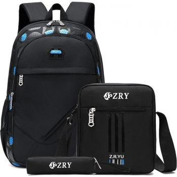Stylish Camouflage School Backpack for Boys